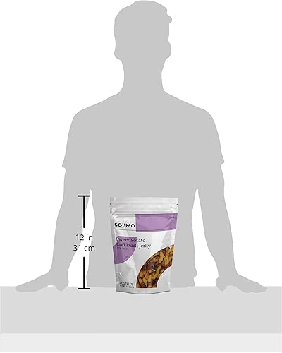 Miniatura 10 de Marca Tienda  Solimo Jerky Dog Treats bolsa de 2 libras pollo pato batata