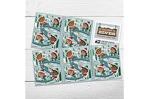 Five-Booklet Roll of Us Postage Christmas Stamps Forever 2023 Roll of 100 - Holiday Elves