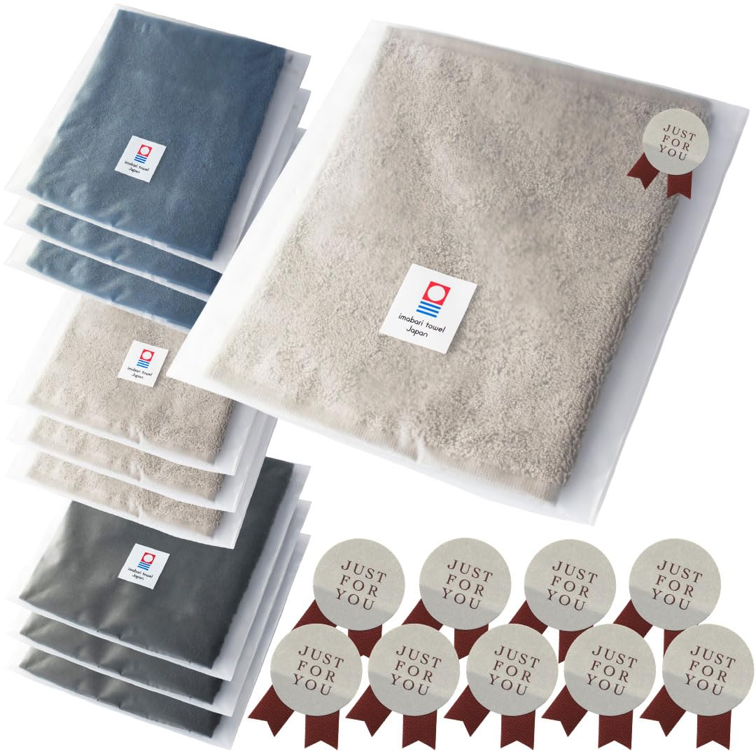 TAVARAT Imabari Towel Handkerchief Horse Zodiac 3 Colors Set of 10 Japan