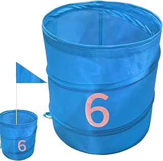 Backyard Golf Game - Golf Practice, Portable Ball Organizer, Drable Oxford Cloth Training Equipment | Digital Storage Lawn Park Beach Courtyard Green Kids Adults
