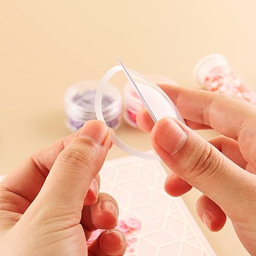 Miniatura 8 de 4 tamaños, cubiertas redondas de cúpula para coctelera de bajo perfil, cubiertas de plástico transparente con 1 círculo anidado, juego de troqueles