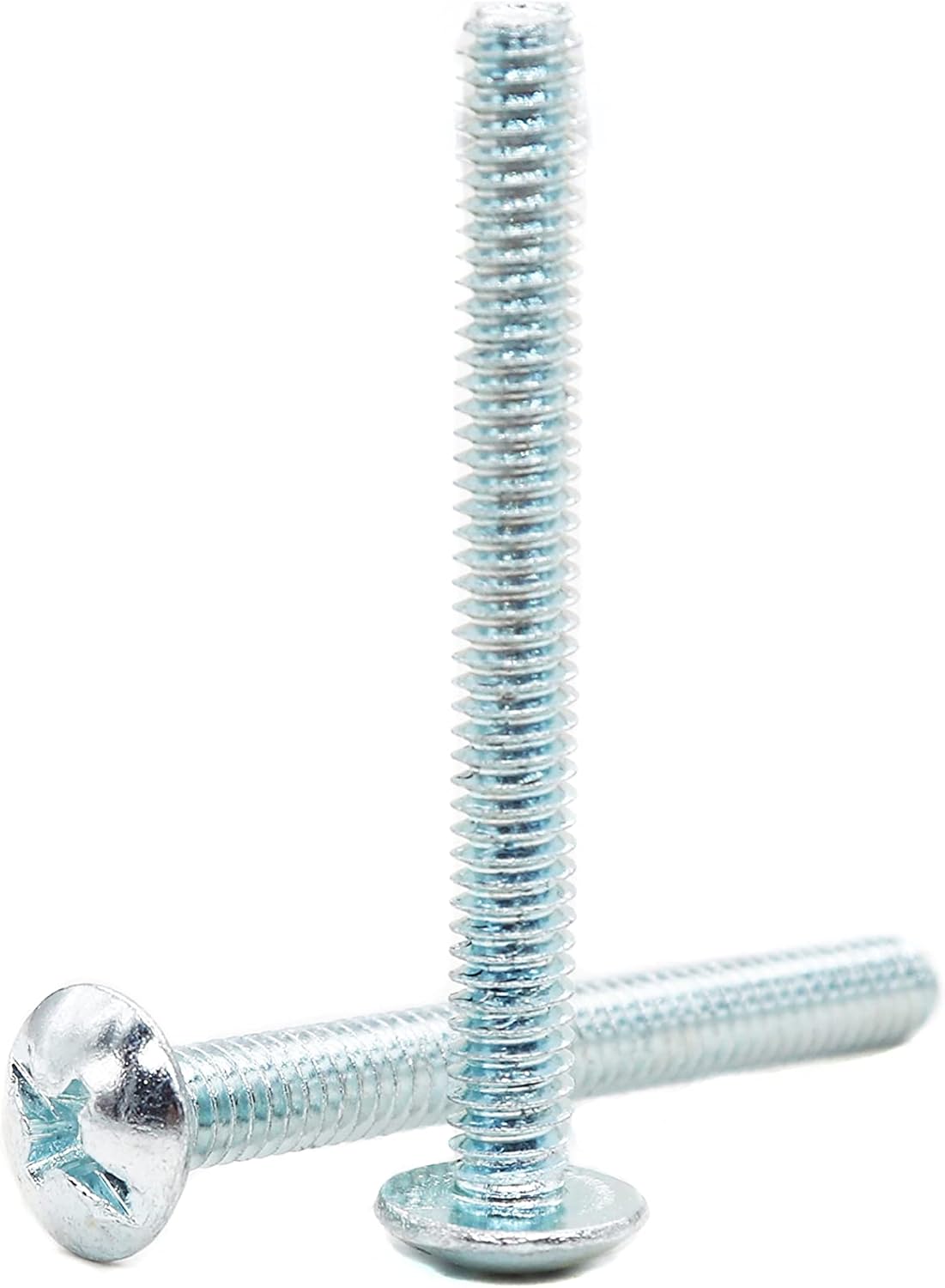 30pcs 8-32 x 1-5/8" Pull Knob Machine Screws, 40mm Long, Combo Phillips Drive, Zinc Plated