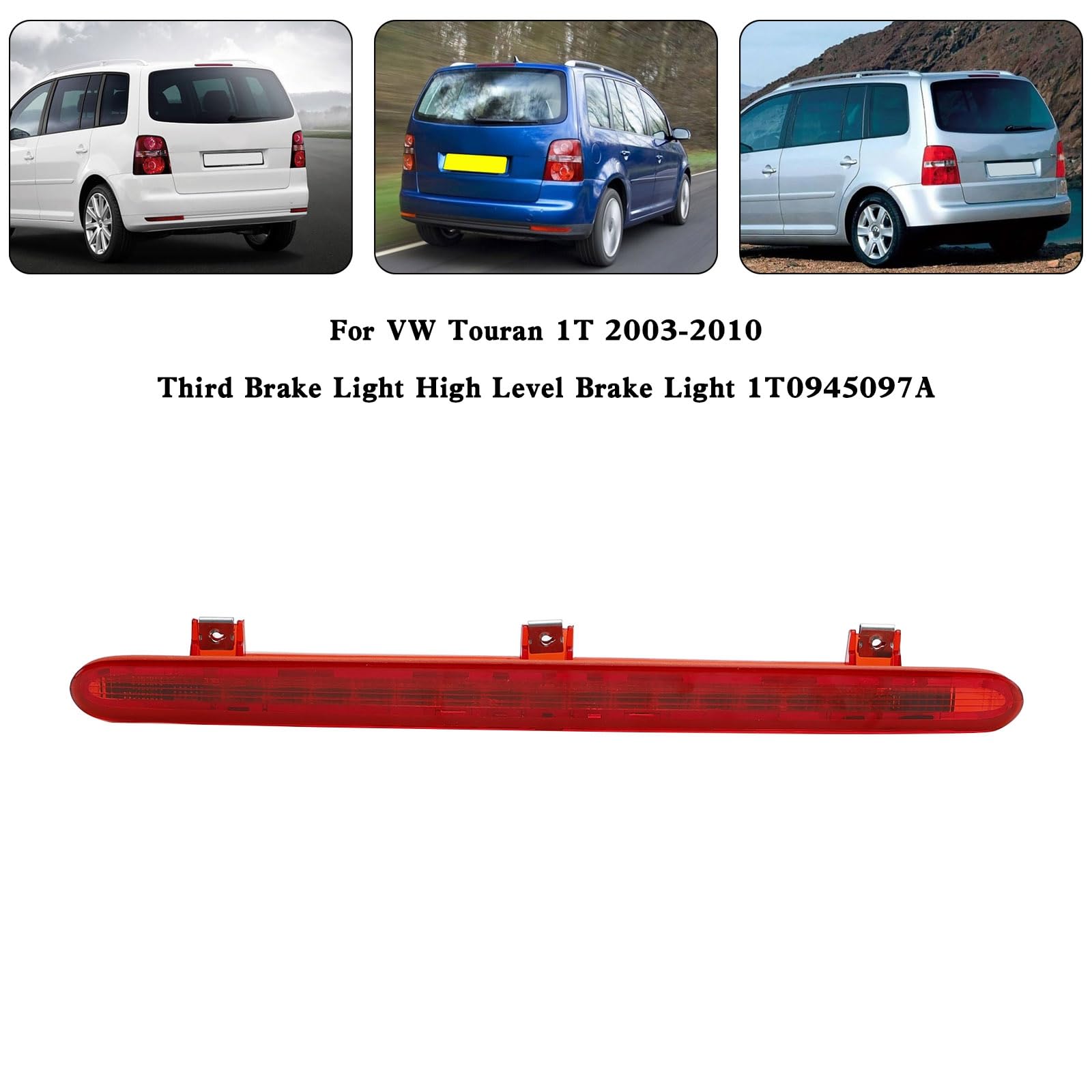 Bruce & Shark Third Brake Light High Level Brake Light 1T0945097A para VW Touran 1T 2003-2010