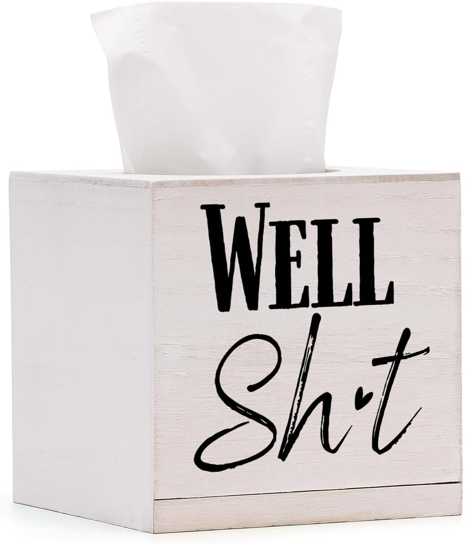 Funny Tissue Box Cover Square Tissue Holders Decorative for