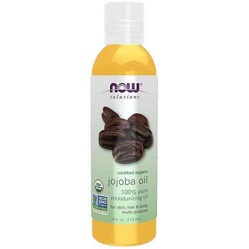 Aceite de jojoba orgánico NOW 4 oz Aceite de jojoba orgánico NOW 4 oz