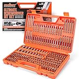 HORUSDY 208-Piece Screwdriver Bit Set, Made Chrome Vanadium Steel Security Bit