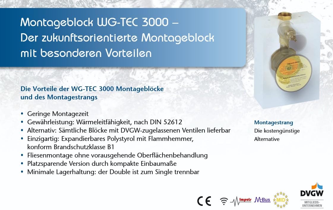 Montaje de bloque WG Tec 3000