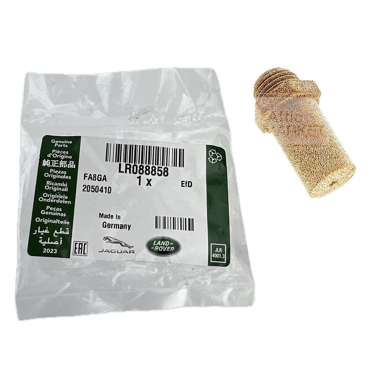 Genuine Land Rover Air Suspension Compressor Pump Silencer Muffler for Range Rover L405 Sport L494 LR088858