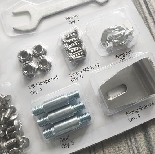 Miniatura 4 de Juego de pernos maestros de calentador de propano pirámide para exteriores, juego de accesorios de repuesto para calentador de patio de tubo de