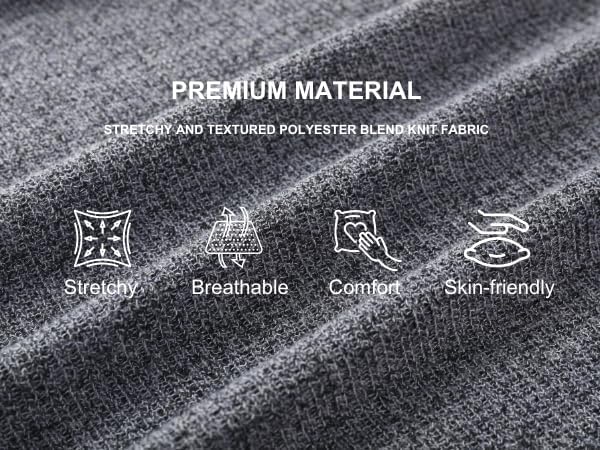 U2SKIIN Mens Henley Collar Pajama Set Long Sleeve Pajamas for Men loungewear Casual Sleepwear Pjs Set - Image 4