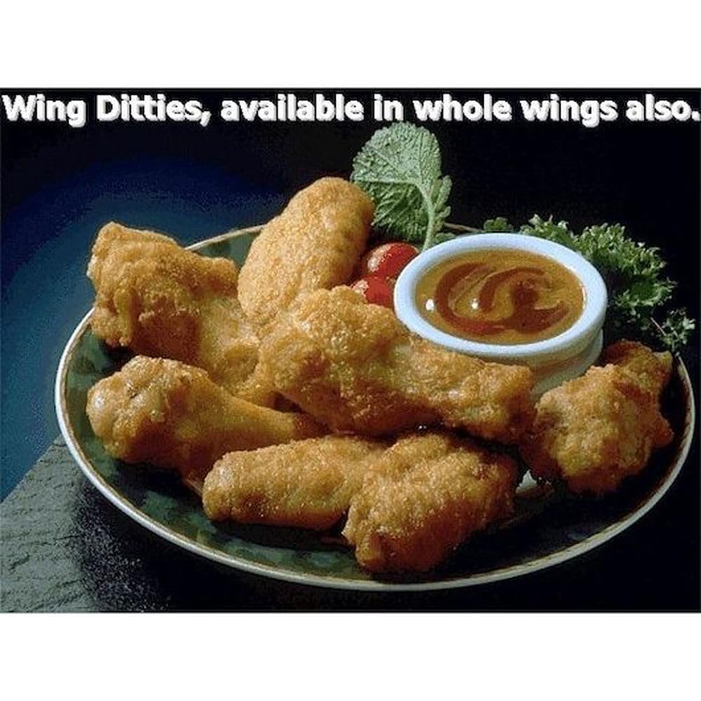 Wing Ditties Breaded Chicken Wingette, 12 Pound -- 1 each.