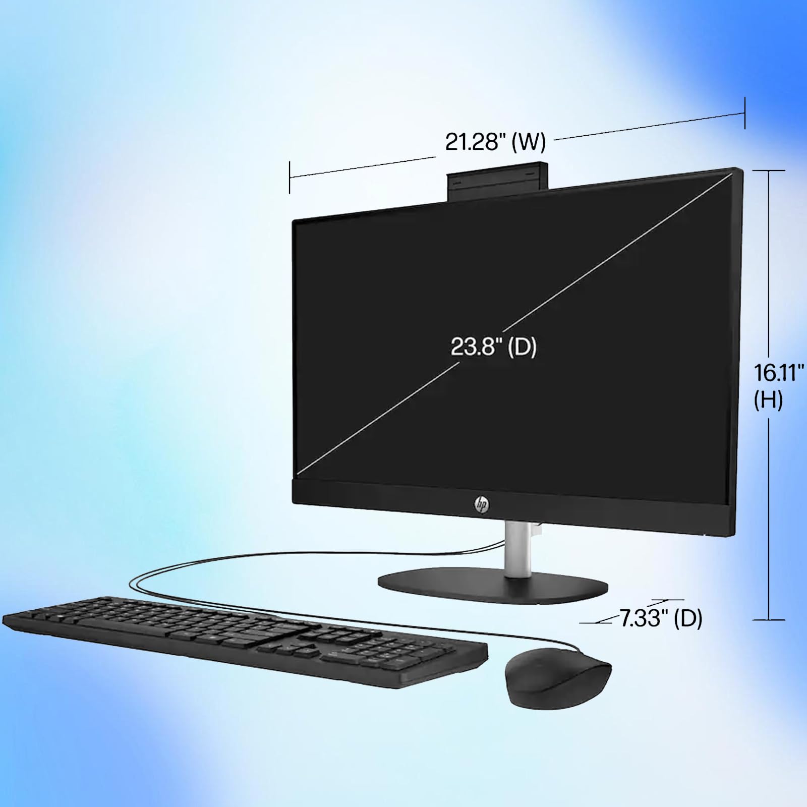 Amazon.com: HP 24 inch All in One Desktop PC, FHD IPS Display, AMD