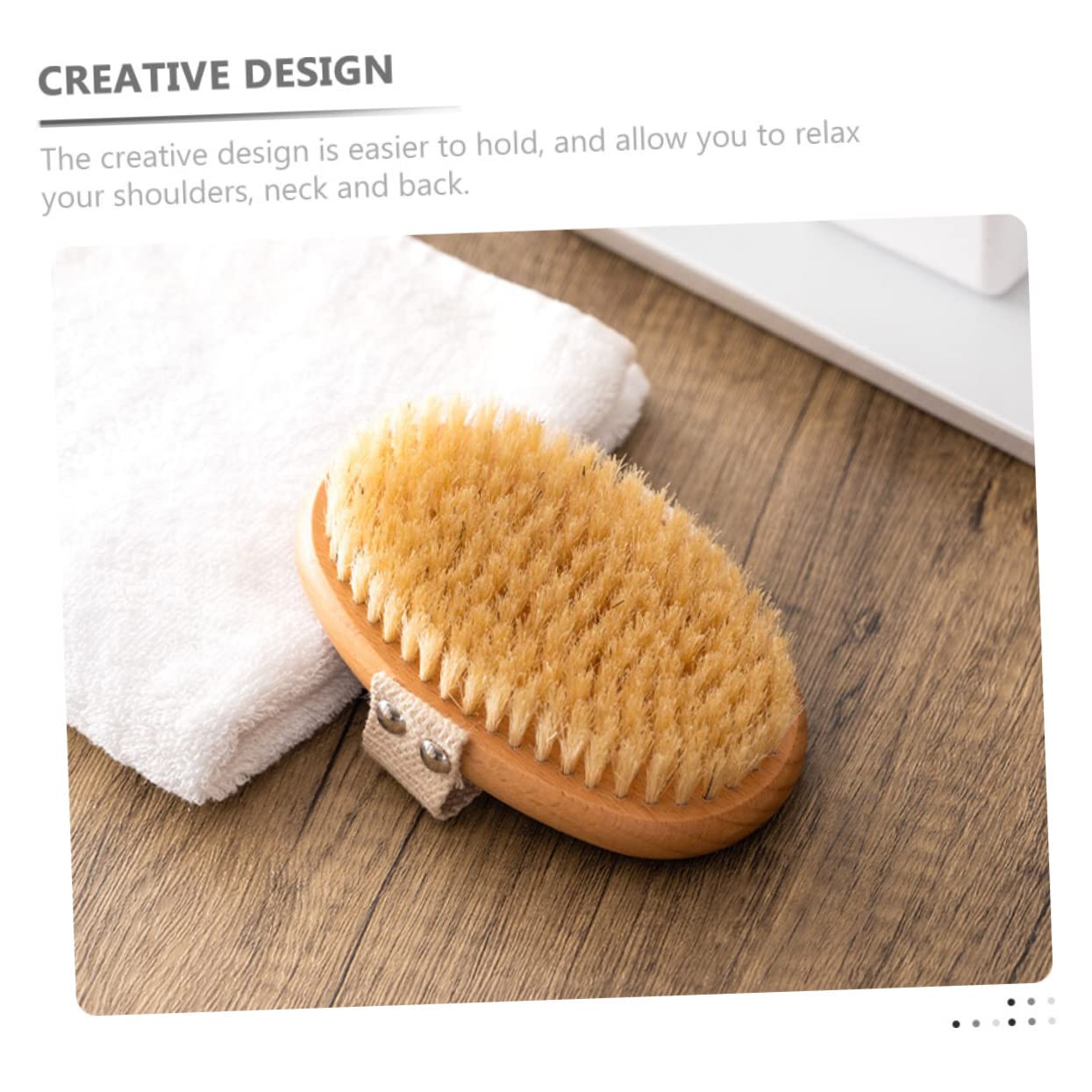 Beavorty 3 Piezas Cepillo De Cerdas Para Masaje Cepillar Cepillo Corporal Piel Seca Cepillo Exfoliante Para El Cuero Cabelludo Cuerpo Pincel Seco Baño De Vuelta Madera El Pincel Mango Largo