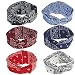 QIMOSHI 6 Packs Headbands for Women Girls Cotton Knotted Yoga Sport Hair Band Headwrap