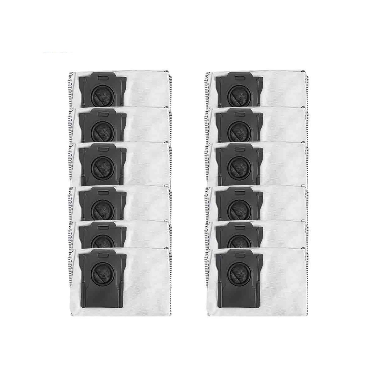 HIZON Robot Disposable Parts Dust Bags，Compatible For Dreame， X50/X50 Pro/X50 Ultra/X50 Master/X40 Pro/X40 Pro Ultra/X40 Enhanced/S30 Pro Ultra