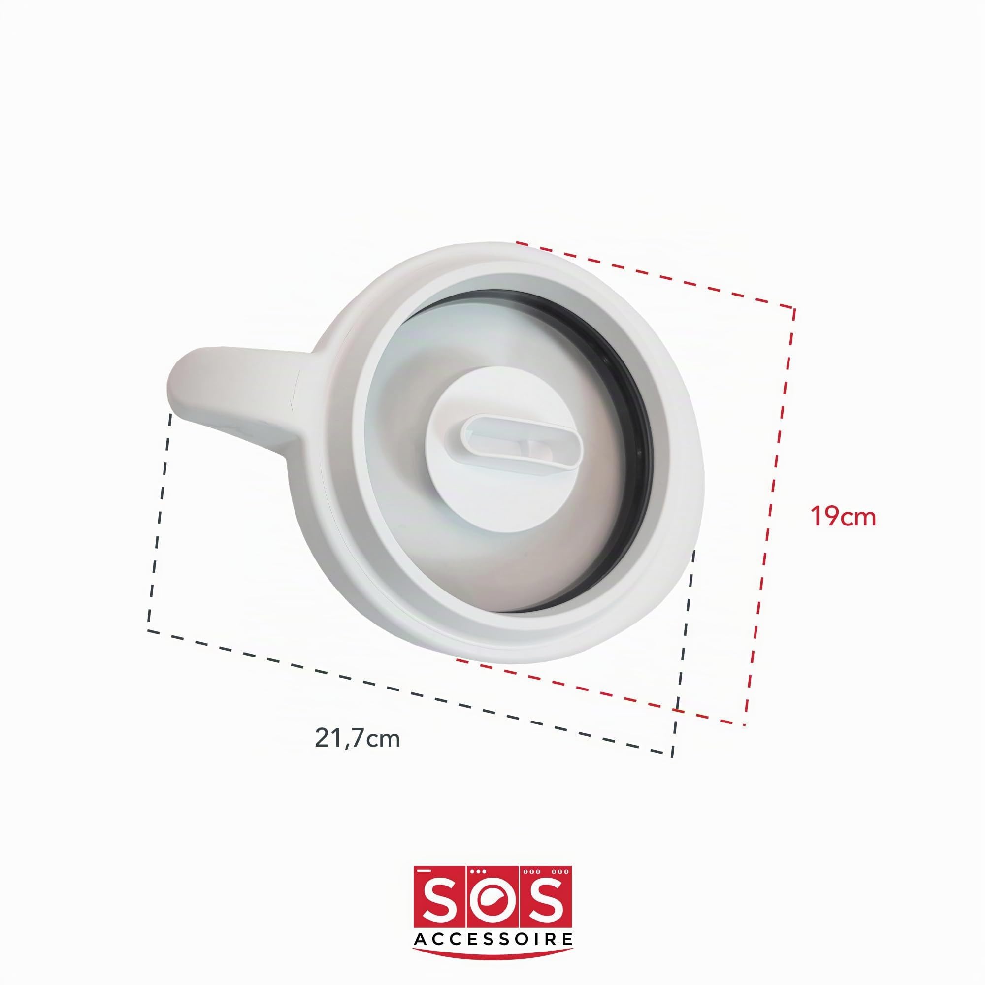 Couvercle bol SS-1530000889 pour Blender - Mixeur MOULINEX SOUP & CO, SOUP & PLUS