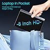 8 Inch 2-in-1 Mini Laptop,HD Rotatable Touch Screen Support Handwriting Win 11 Pro Small Laptop, N95,12GB RAM, 512GB SSD,Wi-Fi 6, BT 5.2,2 MP Camera,G-Sensor,HDMI,Type C Ultra Pocket PC