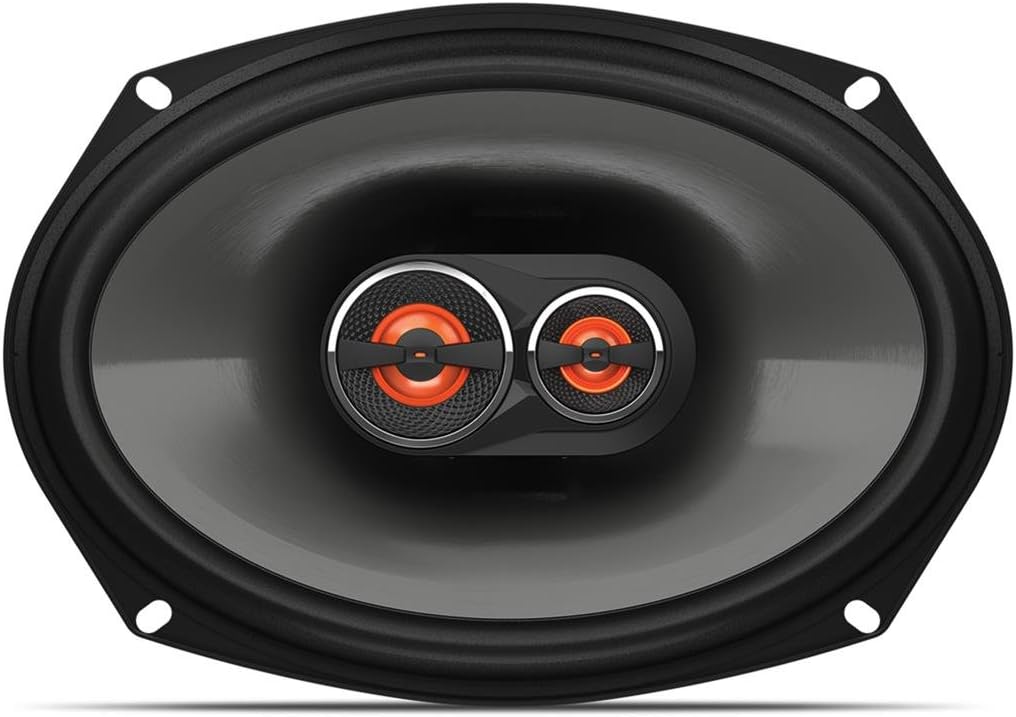 JBL GX963 300W 6" X 9" 3-Way GX Series Coaxial Car Loudspeakers (Pair of 2, 600W Total),black