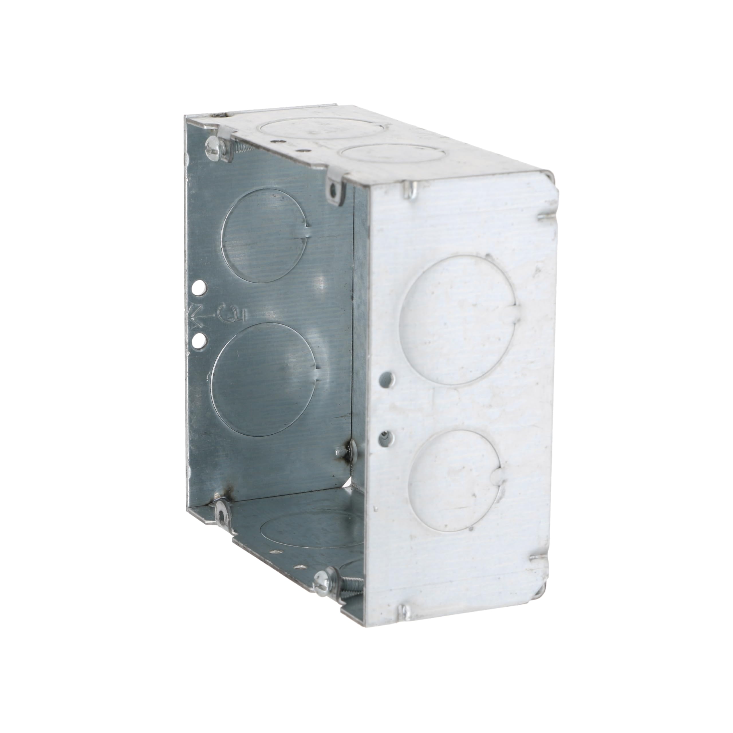 RACO 8265SP 4-11/16 in. Welded Square Box, 2-1/8 in. Deep with One