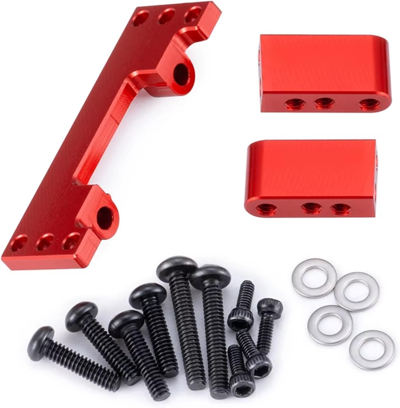 RCカーパーツ For FMS For FCX24 1/24 アルミ合金製 調整可能サーボ 固定マウント RCカー トラック アップ