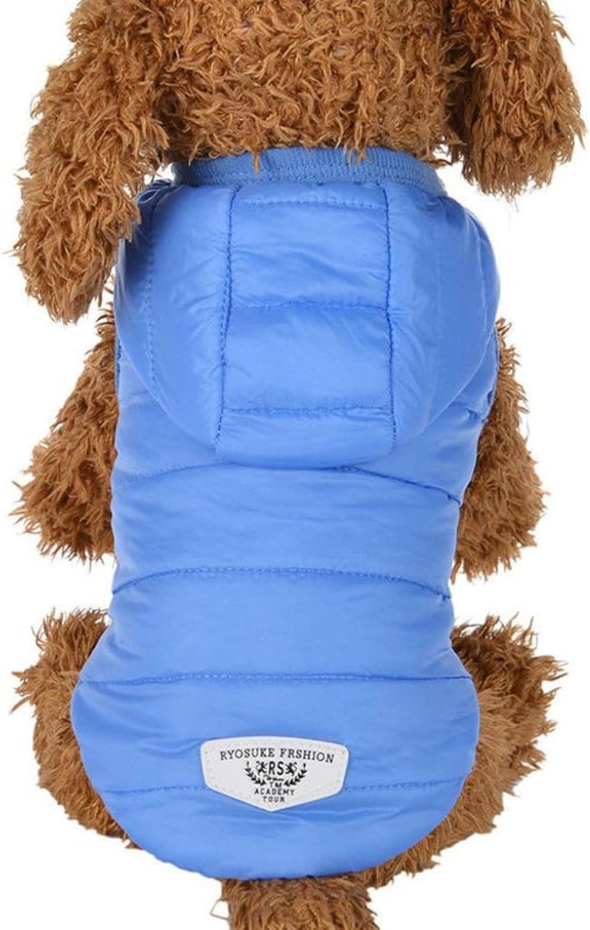 Clearance Pet Summer Vest, Puppy Letter Footprints Print Small Dog Cat Pet Clothes T Shirt (L, Blue)
