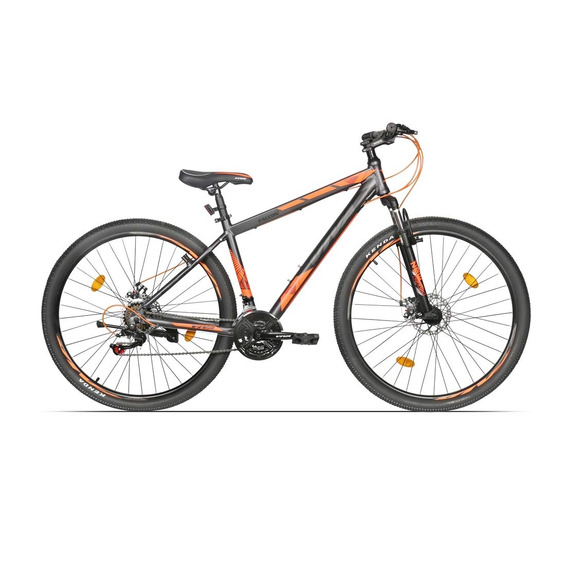 Viva Falcon-3.0 27.5T 21 Mens Speed Mountain Bike (Grey-Orange, 12+ Years, Brake: Dual Disc, Frame: 18.5 Inches) (B08SJXHPPN) Amazon Price History, Amazon Price Tracker