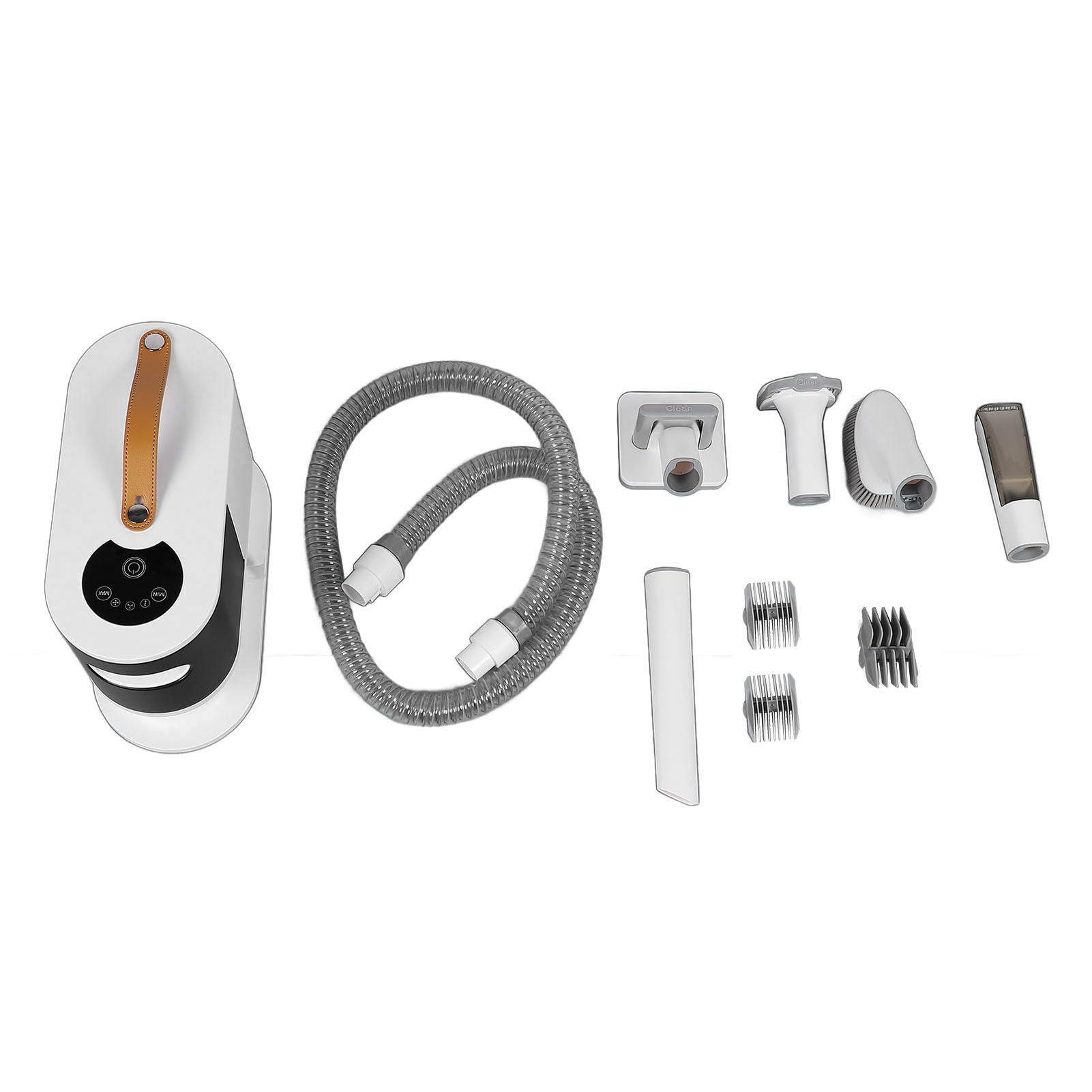Kit de aspiradora para mascotas de 2L con contenedor grande para pelo de perro ideal para pelajes gruesos y largos herramienta de aseo en casa que combina succión y corte para una limpieza eficiente
