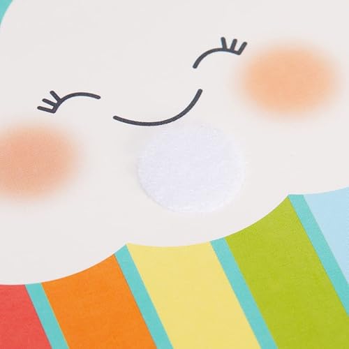 Miniatura 6 de BLUE PANDA Bolsas de recuerdo de fiesta, paquete de 24, turquesa, 6.5 x 4 x 3 pulgadas, bolsas de regalo arcoíris para recuerdos de fiesta de