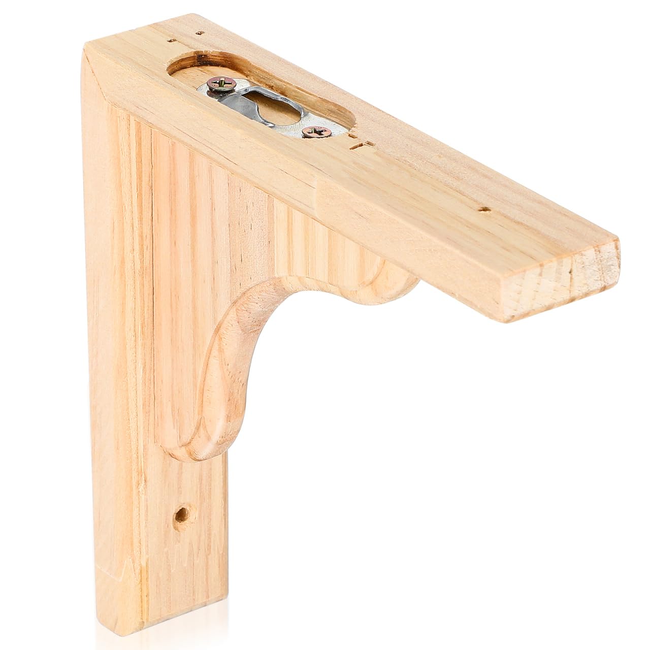 Support d'étagère triangulaire en bois massif 15 cm pour sauver vos plans de travail encombrés