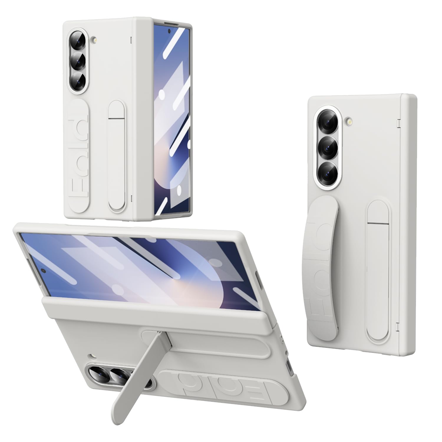 Coque Galaxy Z Fold 7 avec bracelet de maintien pour utilisation nomade