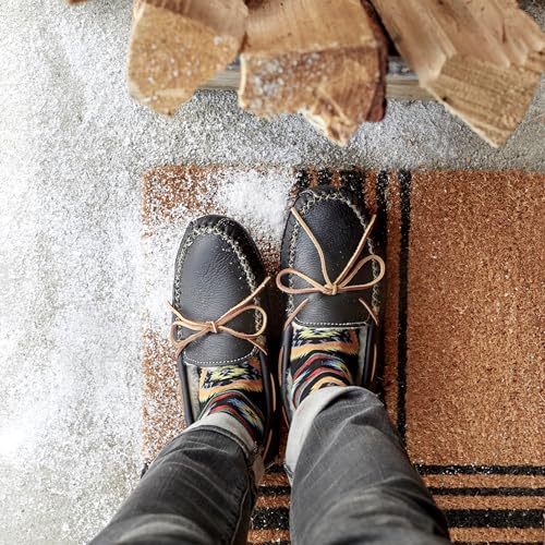 Image of Minnetonka Men's Sheepskin Moose Slipper
