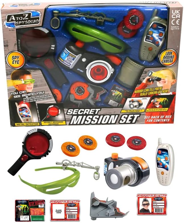 Secret Agent Spy Set Kids Toy Secret Mission Learn to Be A Spy