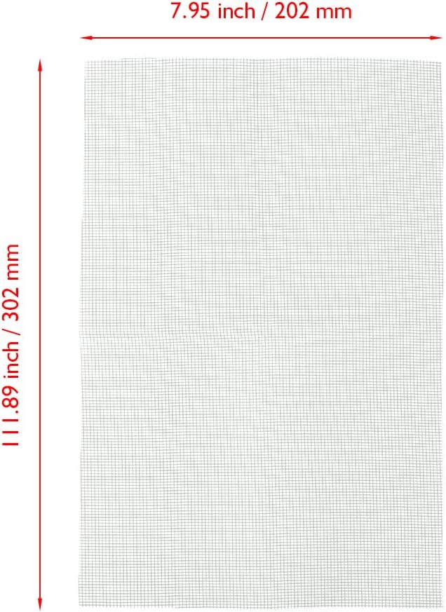 Plastic Mesh Canvas Sheets 5 Pack White DIY Crochet Crafts Needlepoint Canvas and Acrylic Yarn Crafting
