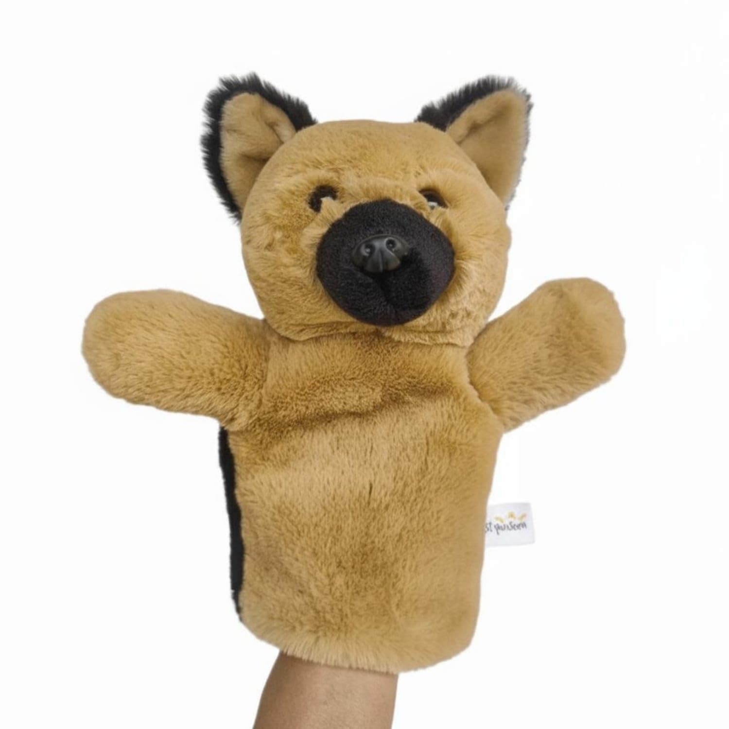Interactive Play Soft Puppy Puppet Easy Operate Promotes Cotton | Interactive Play Easy Operation Realistic Versatile Cotton-image-8
