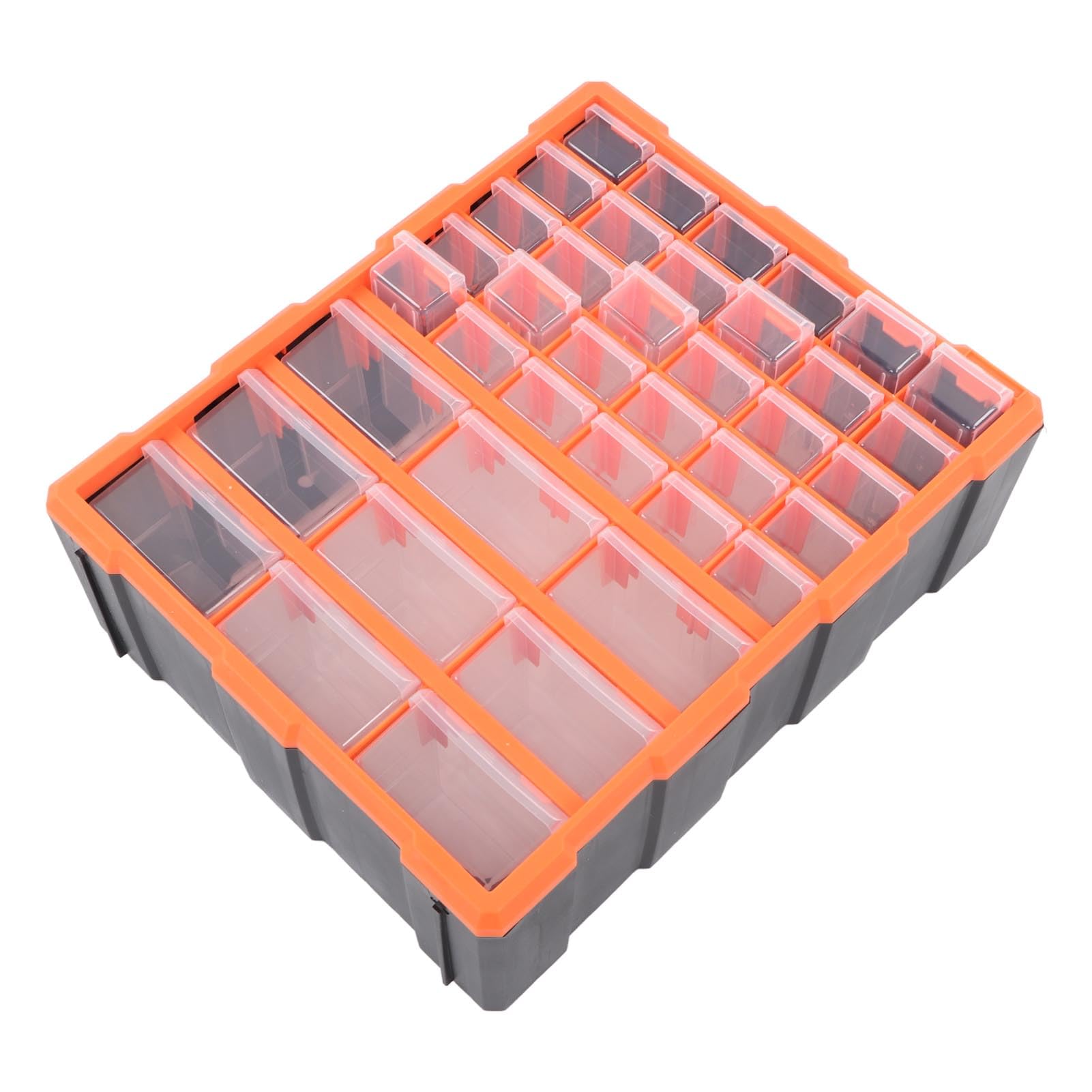 Generic 39 Organizzatore per Cassetti Armadietto Portaoggetti Artigianale Punte per Utensili Fai-da-te Unità di Stoccaggio in Plastica Viti da Officina e Minuteria Armadietto per