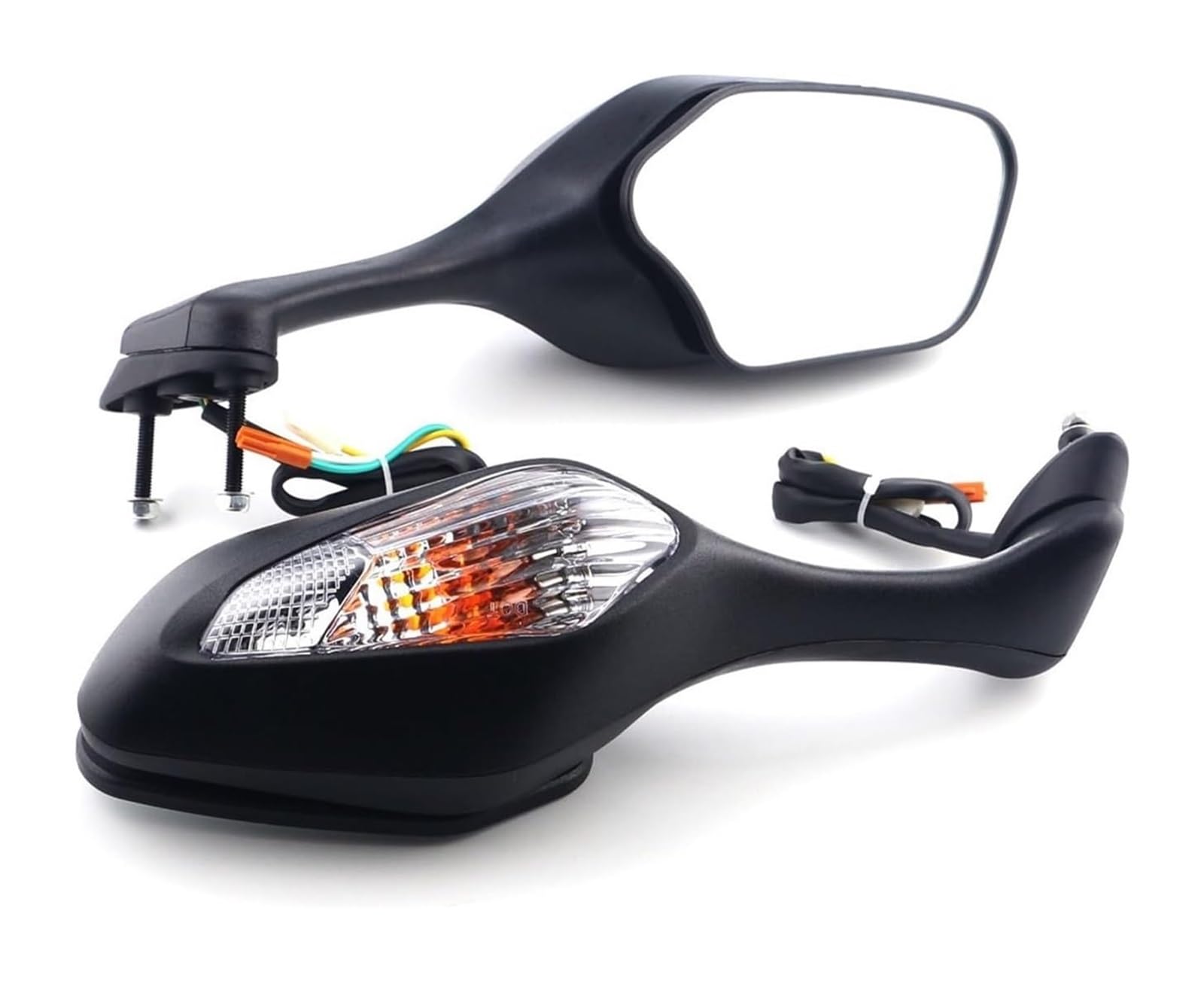 Motocicleta para CBR1000RR 2008-2016 VFR1200 2010-2012 Motocicleta Retrovisores Espejos Luces Intermitentes Espejo Retrovisor(1)