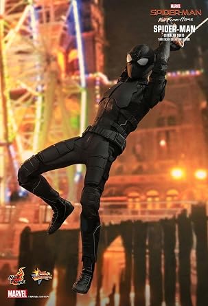 Movie Masterpiece Spider-Man: Far from Home 1/6 Scale Figure, Spider-Man Stealth Suit Version