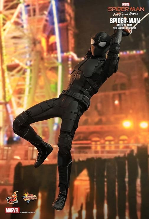 Movie Masterpiece Spider-Man: Far from Home 1/6 Scale Figure, Spider-Man Stealth Suit Version