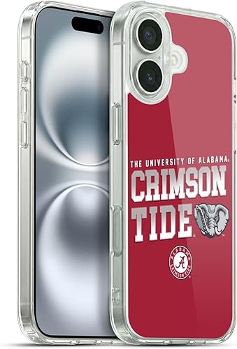Miniatura 290 de Head Case Designs Funda de gel con logotipo oficial de la Universidad de Alabama UA [protección de grado militar] compatible con Apple iPhone 11