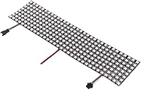 Vista 1 de LOAMLIN WS2812B RGB LED Digital Flexible Panel de luz direccionable individualmente WS2812 8X8 16X16 8X32 Módulo LED Matriz Pantalla DC5V