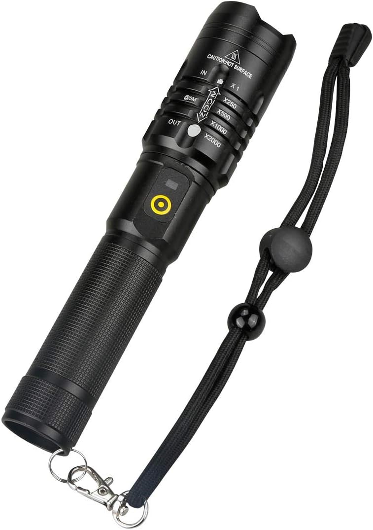 Flashlight Rechargeable Waterproof Tactical Adventures Photo