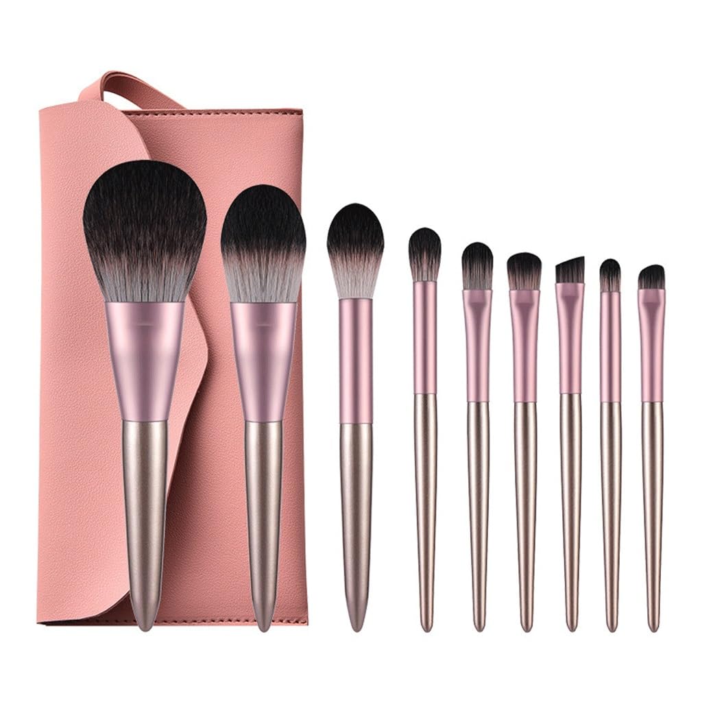 Ensemble de pinceaux de maquillage pour débutants pour éviter les démarcations de poudre - 7