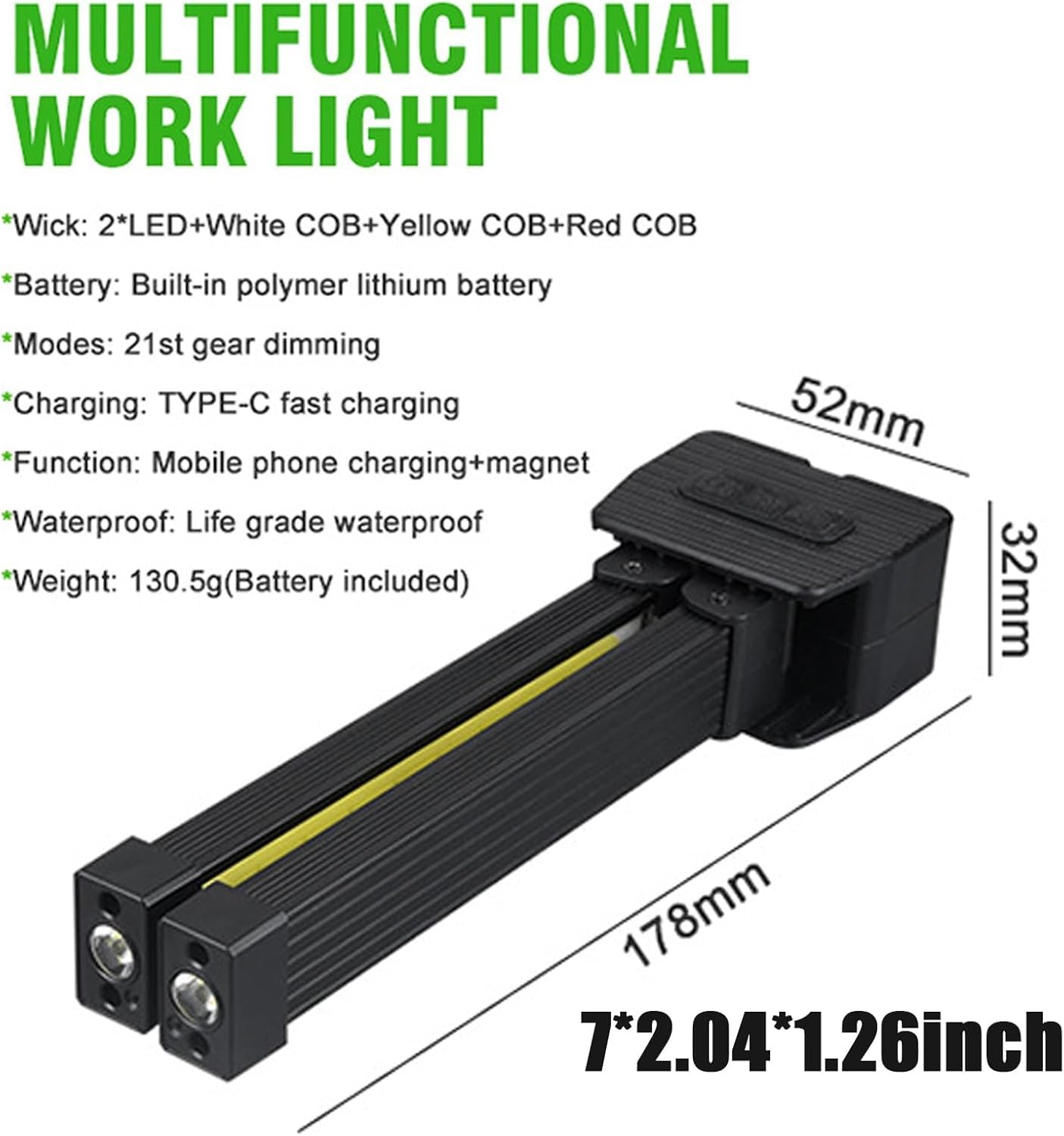 7 led rechargeable wall socket charger l.e.d flashlight Multi Plug Outlet, USB Charger, Surge Protector, Outlet Extender with 4 USB Charging Ports ( This powerhouse of a flashlight is built to deliver a massive 7500 lumens plus a power bank Car Charger USB Port with