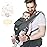 FRUITEAM 6-in-1 Baby Carrier with Waist Stool, One Size Fits All -Adapt to Newborn, Baby Hip Carrier for Breastfeeding, Infant & Toddler