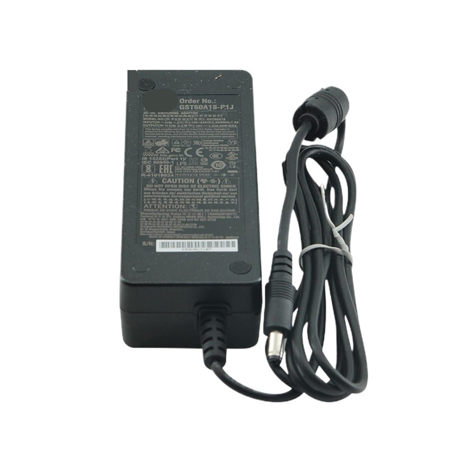 SWEWDSQG GST60A Power Adapter 5V 7.5V 9V 12V 15V 18V 24V 28V 48V Switching Power Supply(GST60A05-P1J)