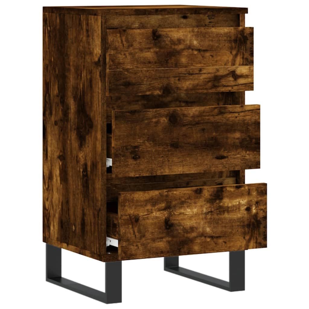 Credenza per affumicatura, 40 x 35 x 70 cm, materiale in legno, robusto Living Room Storage Cabinet con gambe in ferro, console versatile per entryway e cocina