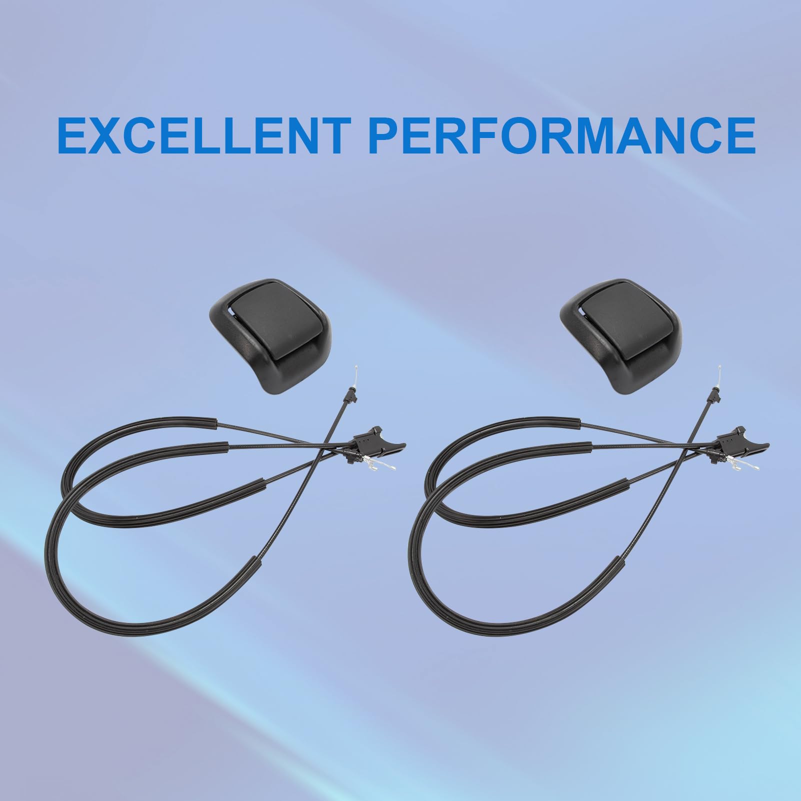 1 coppia con cavo di controllo maniglie di inclinazione maniglie di inclinazione del sedile anteriore destro e sinistro per Fiesta MK6 2002-2012 1441167 1417521