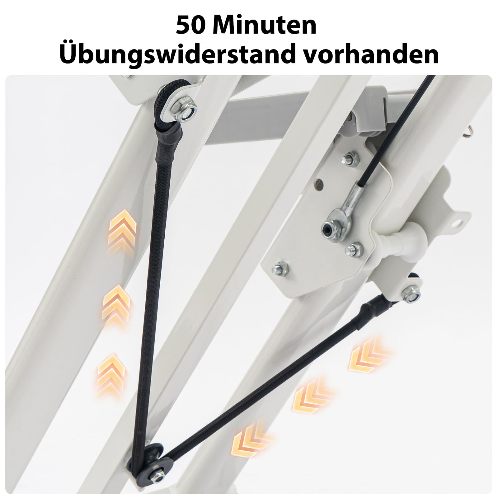 Vertikale Klettermaschine – Faltbarer Heimtrainer Stepper für Ganzkörpertraining | Verstellbare Griffe, Stufen & Pedale | Kompakt & leise Familien