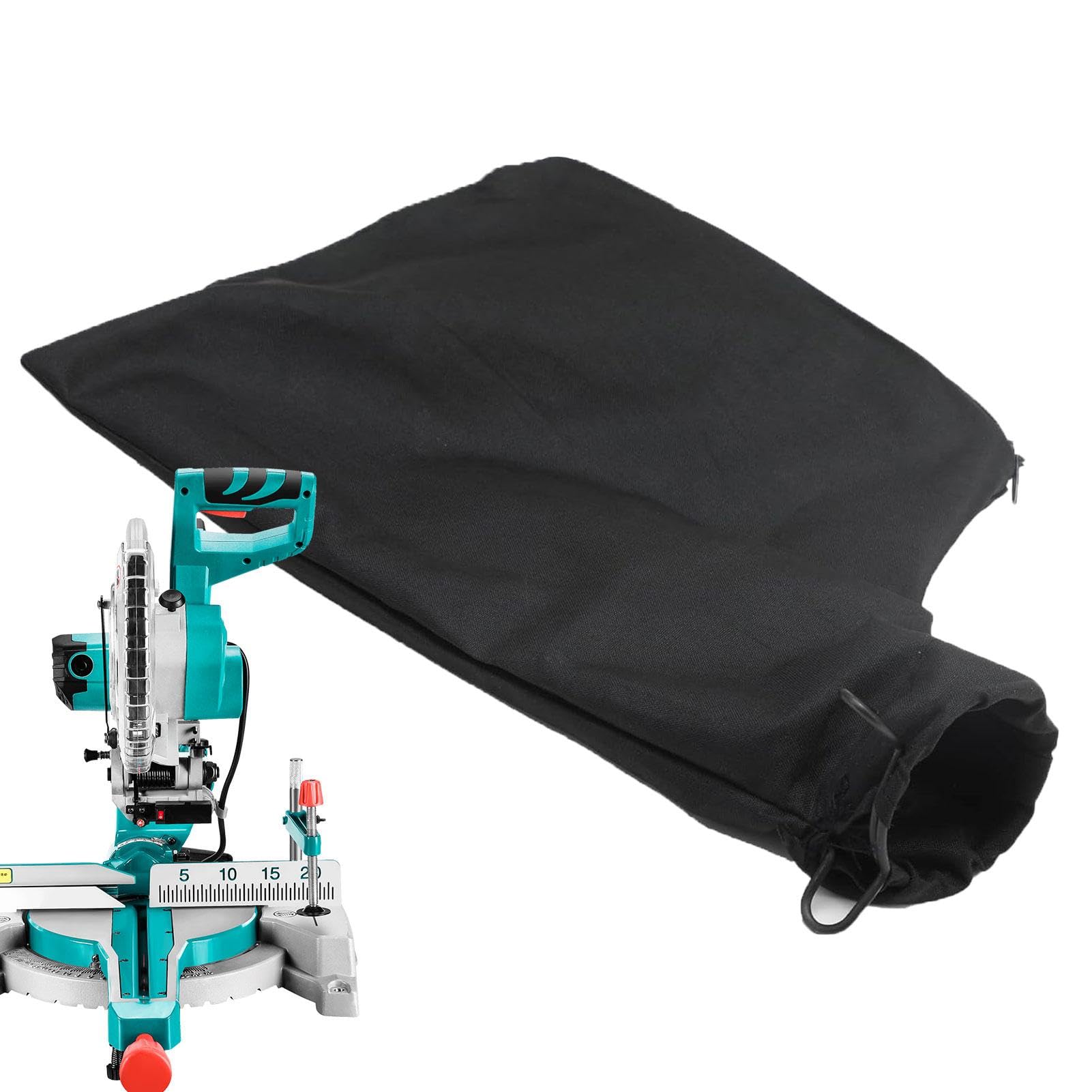 Colector de polvo de sierra,Recolección de polvo de sierra ingleteadora - Bolsa colectora de polvo pequeña para sierra - Bolsa recolectora de polvo para sierra de mesa con cremallera, accesorios