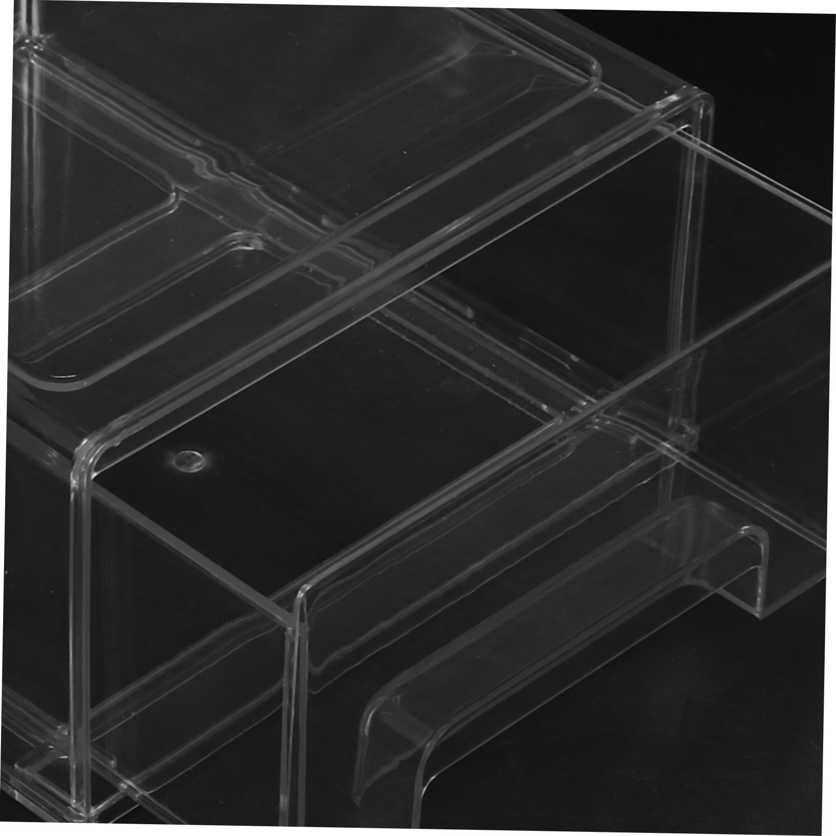 DOITOOL Organizador Apilable con Transparentes Caja Acrílica Resistente de Gran Capacidad para Maquillaje Joyería Papelería y Baño para Tocador y Oficina